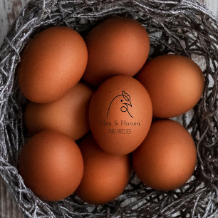 Personalized Family farm eggs Egg Stamp