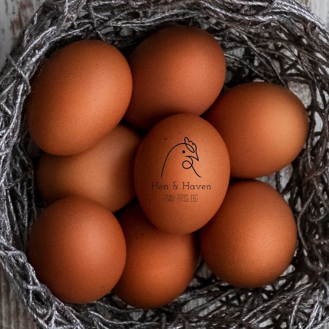 Personalized Family farm eggs Egg Stamp (Creator Uploaded)