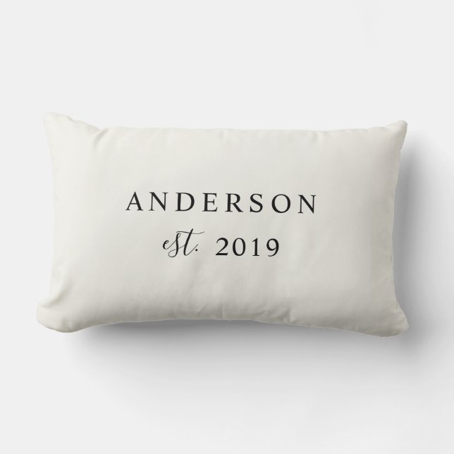 Personalized Family Farmhouse Pillow (Front)