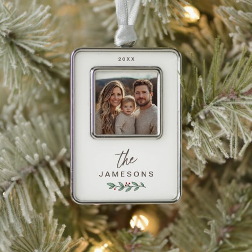 Personalized Family Framed Christmas Ornament