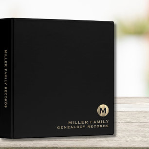 Personalized Family Genealogy Binder