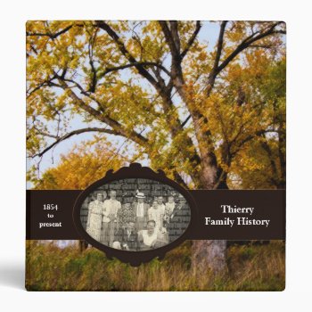 Personalized Family History 1.5" Photo Binder by FamilyTreed at Zazzle