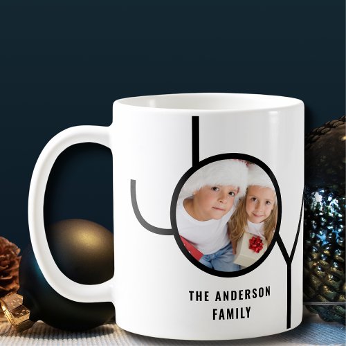 Personalized Family Holiday Christmas Photo  Coffee Mug