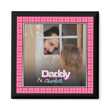 Personalized Family Image – Dad Daughter-Son Photo