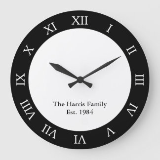 Personalized Family Large Clock