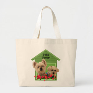 Personalized Family Large Tote Bag