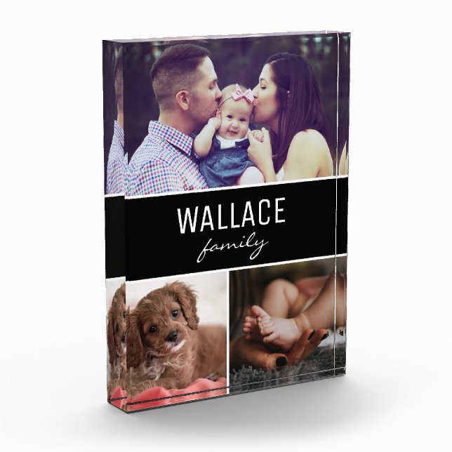 Personalized Family last name multiple photos (Left)