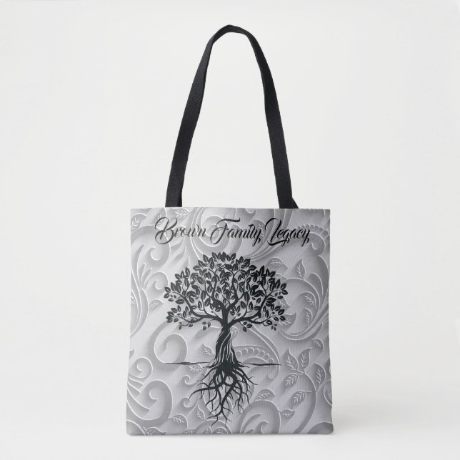 Personalized Family Legacy Tote Bag (Front)