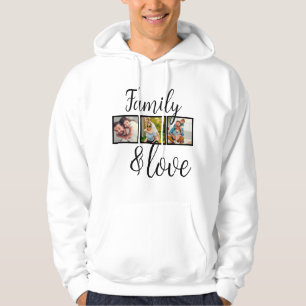 Personalized Family & Love Photo Collage Hoodie