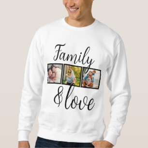 Personalized Family & Love Photo Collage Sweatshirt