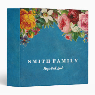 Personalized Family Magic Recipe Cookbook 3 Ring Binder