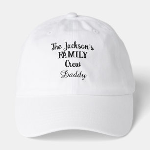 Personalized family matching , family reunion  hat