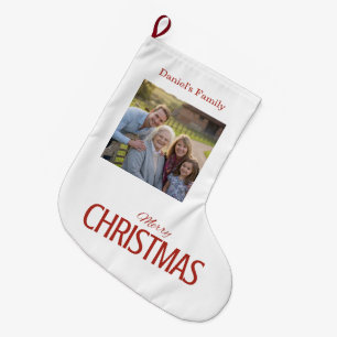 Personalized Family Memories Christmas Large Christmas Stocking
