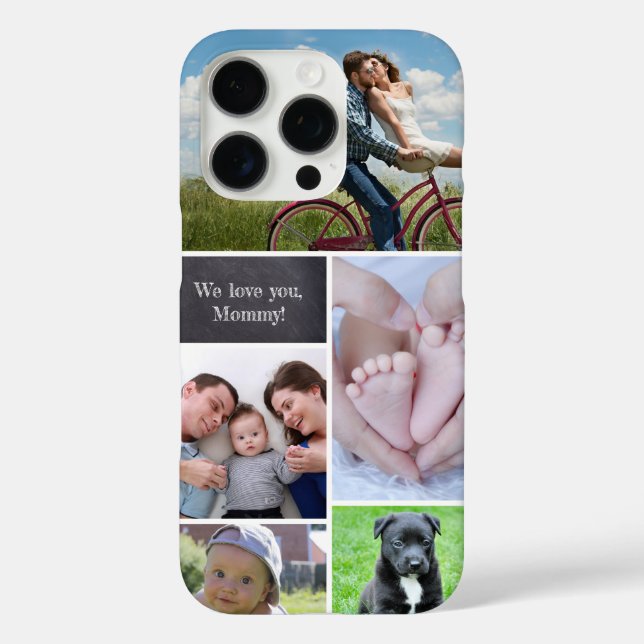Personalized Family Memories Photo collage Case-Mate iPhone Case (Back)