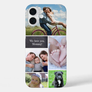 Personalized Family Memories Photo collage iPhone 16 Plus Case