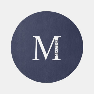 Personalized Family Monogram and Name Outdoor Rug