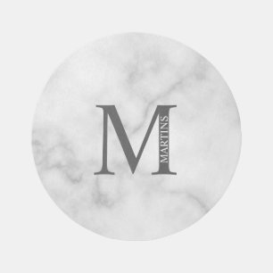 Personalized Family Monogram and Name Outdoor Rug