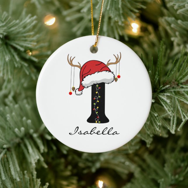 Personalized Family Monogram Ornament for Friends (Tree)