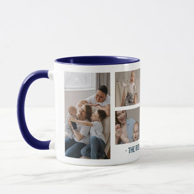  Personalized Family Mug with Photos & Name (Left)