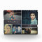 Personalized Family Name, 5 Photo Collage