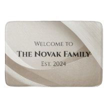 Personalized Family Name Doormat – Welcome