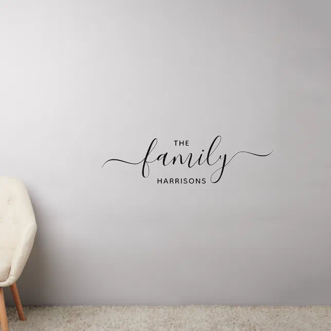 Personalized Family Name Farmhouse Wall Decal Zazzle