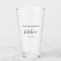 Personalized Family Name Kitchen