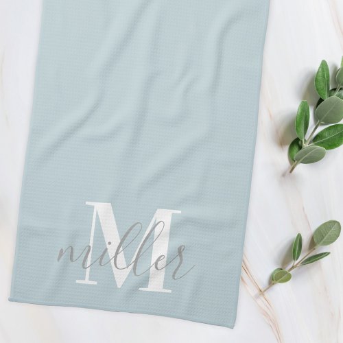 Personalized Family Name Kitchen Hand Towel
