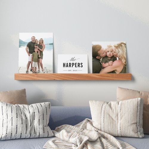 Personalized Family Name Photo Gallery Picture Ledge