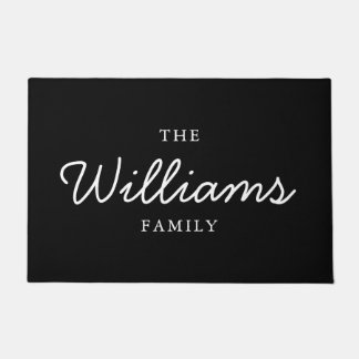 Personalized Family Name Welcome Doormat