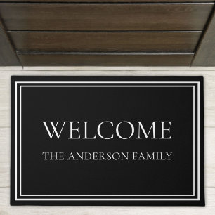 Personalized Family Name Welcome Doormat