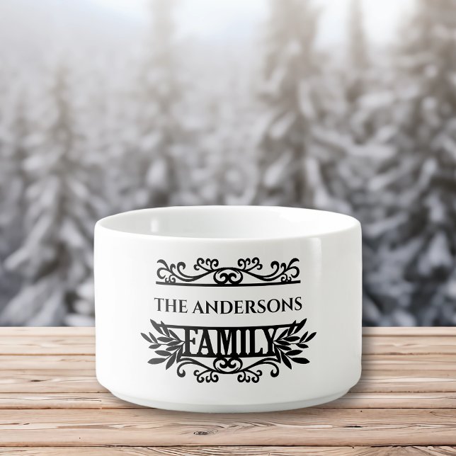 Personalized Family name  Wreath Bowl (Creator Uploaded)