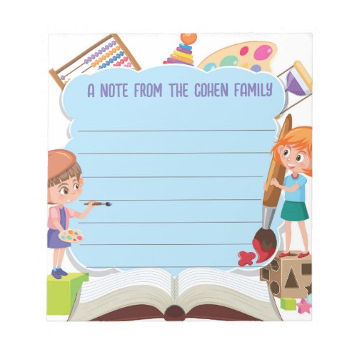 Personalized Family Notepad
