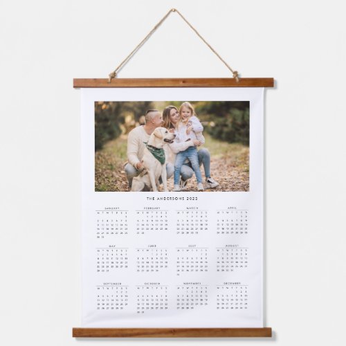 Personalized Family Photo 2013 Calender Hanging Tapestry
