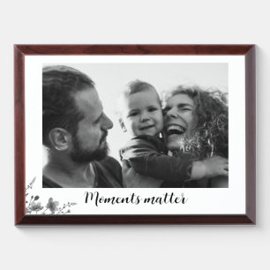 Personalized family photo and text   DP7  Award Plaque
