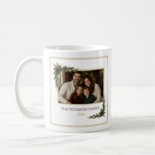 Personalized Family Photo Christmas Coffee Mug