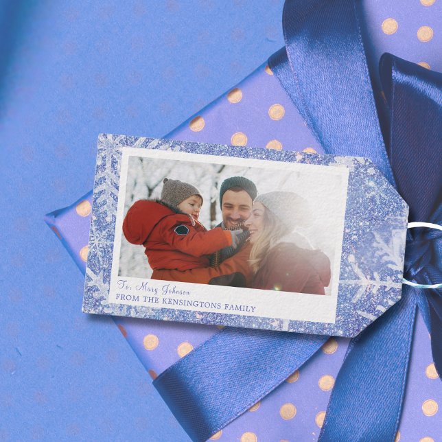 Personalized Family Photo Christmas Gift Tag (Personalized Family Photo Christmas Gift Tag)