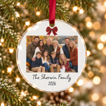 Personalized Family Photo Christmas