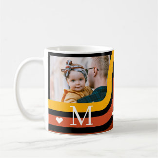 Personalized Family Photo Coffee Mug – Retro Desig