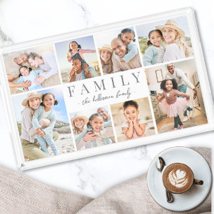 Personalized Family Photo Collage Acrylic Tray