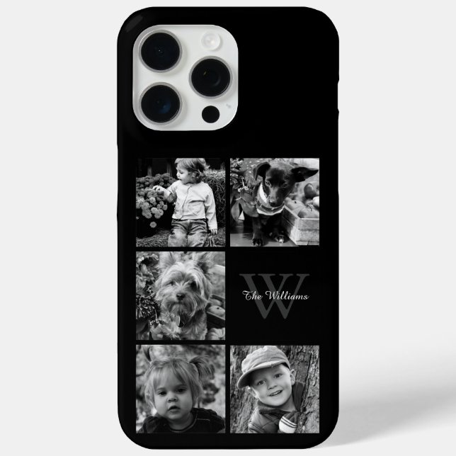Personalized Family Photo Collage Case-Mate iPhone Case (Back)