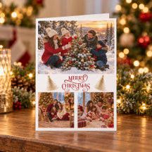 Personalized Family Photo Collage Christmas