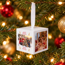 Personalized Family Photo Collage Christmas