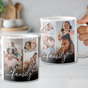 Personalized Family Photo Collage Coffee Mug