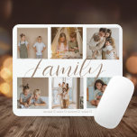 Personalized Family Photo Collage  Mouse Pad<br><div class="desc">Personalized Family Photo Collage Mouse Pad
Customize your own family memory photo collage mouse pad! High-quality material and stunning print quality create an impressive gift for friends and family. Personalize with photos,  quotes or special messages to make it extra meaningful - perfect for any home office space</div>
