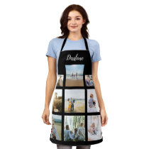 Personalized Family Photo Collage Name Apron Personalized Family Photo Collage Name Apron