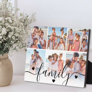 Personalized Family Photo Collage Plaque