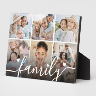 Personalized Family Photo Collage Plaque
