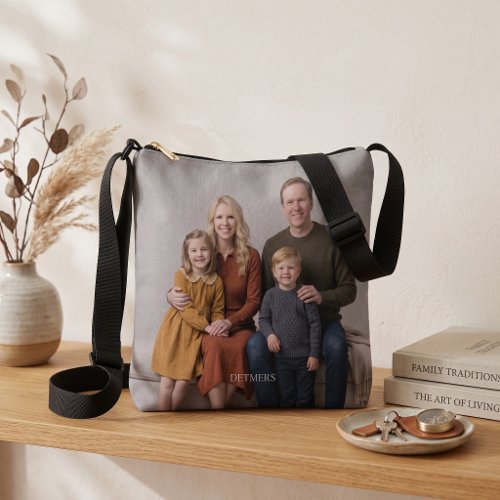 Personalized Family Photo Crossbody Tote