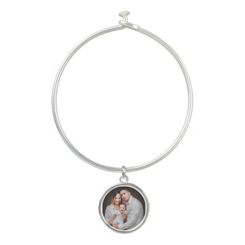 Personalized Family Photo Custom     Bangle Bracelet